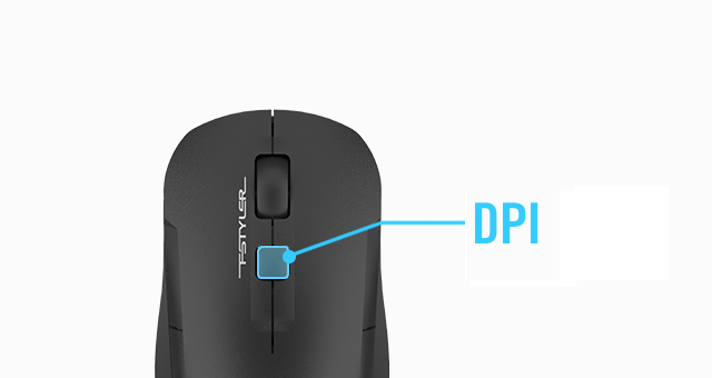 2000 DPI 3-Level Adjustable
