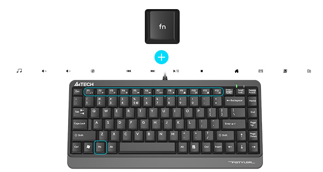 Multimedia Hot Keys Access