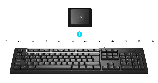 Multimedia Hot Keys Access