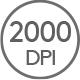 2000 DPI Adjustable